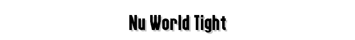 Nu World Tight font
